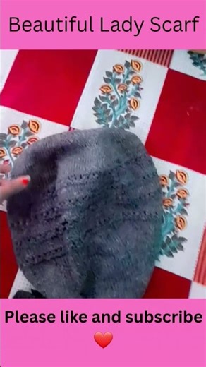 Easy Woolen Scarf Design | Beginners Friendly Knitting Pattern❤️💜💙💚💯