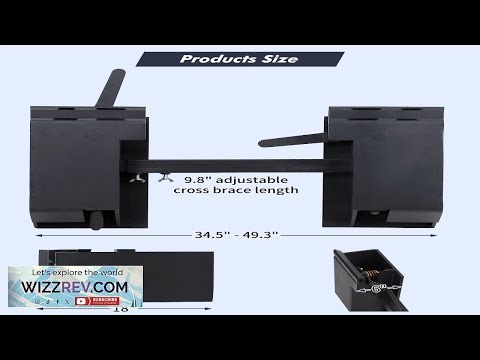 Garvee Universal Skid Steer Quick Tach Adapter Plate for Bobcat Kubota 9.8''