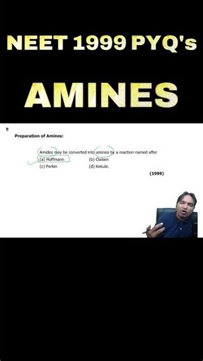 Amides may be converted into amines by a reaction named after