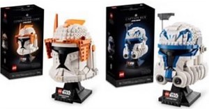 Here's a first look at LEGO's upcoming Commander Cody and Captain Rex helmets