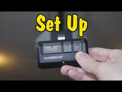 How to Program A Remote for a Chamberlain LiftMaster Craftsman Garage Door Opener | Setup Process