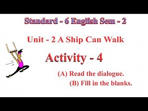 Std 6 English Sem 2 Unit 2 Activity 4