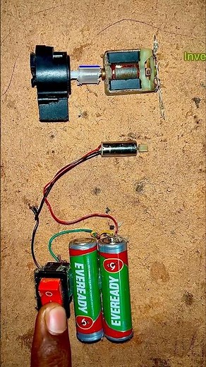 Generate electricity with coreless motor