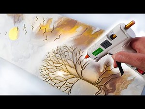 PRECISION Glue Gun GOLD Tree of Life - Elegant + Simple Techniques | AB Creative Tutorial
