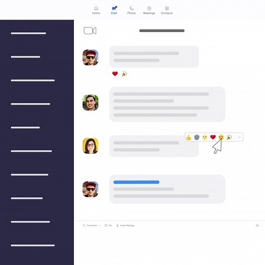 2.6K views · 84 reactions | You know us for meetings, but have you tried Zoom Chat? Included with your free or paid account, our chat solution: ✅ simplifies workflows ✅ boosts productivity ✅ ensures you collaborate securely, both internally and externally https://bit.ly/3tCd0OY | Zoom | Facebook