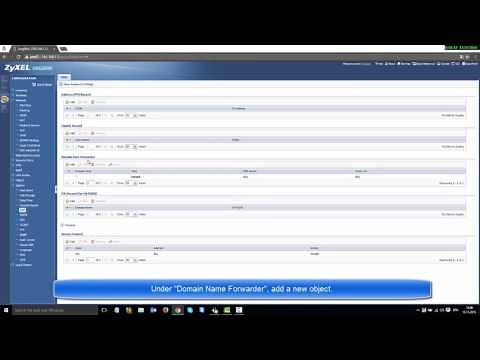 Zyxel USG60W - How to Setup DNS