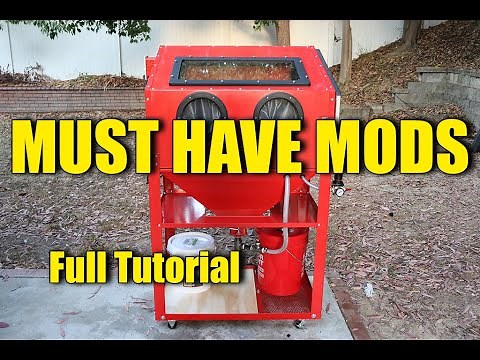 SAND BLASTING CABINET MODS (Tutorial)