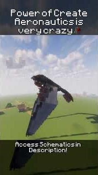 WORKING DRAGON (Bazelgeuse) in Minecraft Create Aeronautics! #minecraft #create