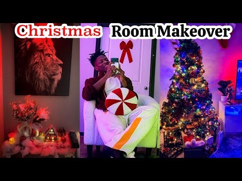 Christmas Room Makeover In My Apartment 🎄🛒 | Aesthetic + Clean |