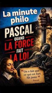 Blaise Pascal: when might makes right #philosophybaccalaureate #philosophy #philosophyminute #jus...