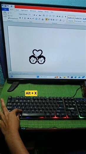 👩‍❤️‍👨 Computer Symbol Shortcut Key for emoji Symbol #shorts #shortcutkeys #trending #computer