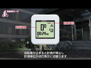 CATEYE FIT [CC-PD100W] 操作説明 その1