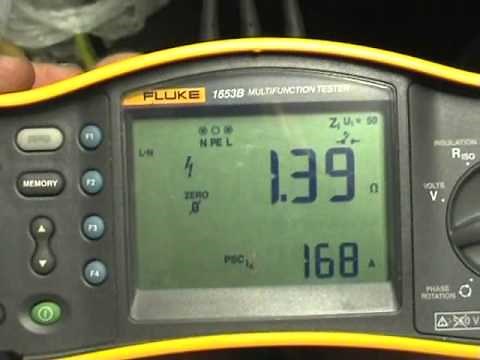 Loop impedance testing