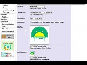 lesson 1 How to create and configure appcreator24 Name