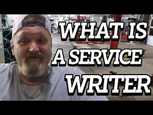 WHAT IS A SERVICE WRITER
