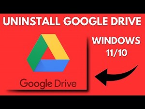How to Uninstall Google Drive from Windows 11/10 (2024)