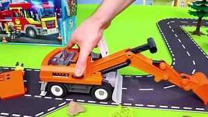 318K views · 4.9K reactions | Ambulance, Tractor, Bus, Excavator, Fire Truck, Police Cars & Train Toy Vehicles for Kids AJ_R | Anna's Toys Review | Facebook