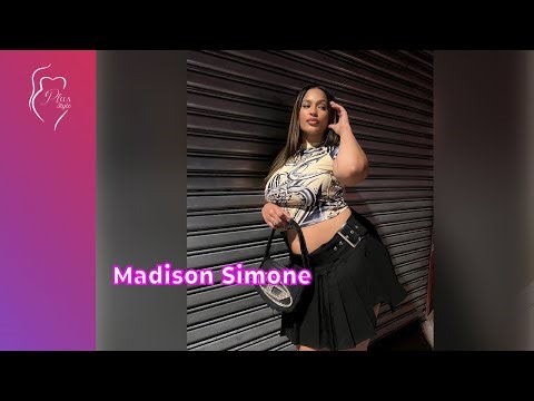 Madison Simone | Curvy Fashion Model Wiki, Bio, Age, Height, Weight & Net Worth ✨💃