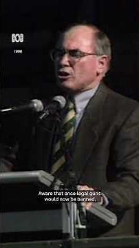 John Howard booed in 1996 while defending gun law reforms | ABC NEWS