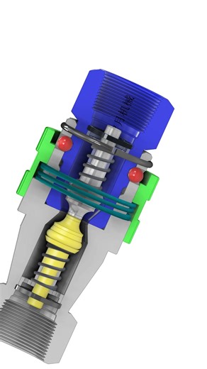 Pipe interface #3dprinting #mechanism #machine#solidworks #simulation