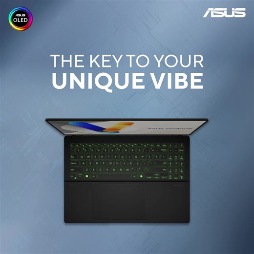 3.6K views · 5K reactions | Let your creativity shine bright with the ASUS Vivobook S 16 OLED’s vibrant RGB keyboard! Explore more here: https://bd.asus.click/uvnbt6 | ASUS | Facebook
