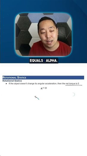 What is Rotational Statics in 1 minute #shorts