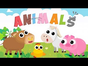 Animal Friends #1 - Farm Animals - Horse, Pig, Sheep, Cow, Rabbit, Chicken | Candybots Games