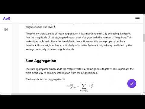 Các hàm tổng hợp thông tin thông dụng, Introduction to Graph Neural Networks