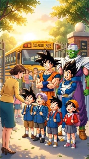 Frieza Hijacked the School Train 😱 | Goku’s Son Awakens Power | Kamehameha Ends It!