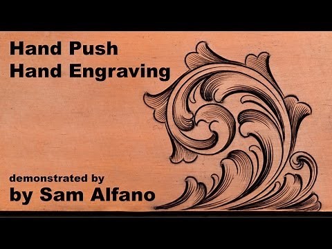 Hand-push hand engraving