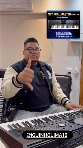 O melhor SET para KORG PA5x do Mundo !!! Chama-se REAL MASTER PLUS By ‪@thyagorybeiro‬