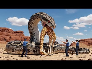 The Secret Hero: How a Smart Dog Helped a Rescue Team Save a Giraffe From a Giant Python🐕‍🦺