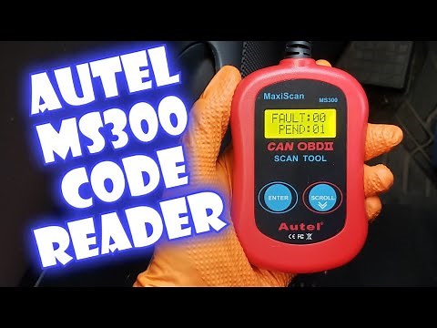 How To Use The Autel MS300 OBD2 Code Reader - Check Engine Light