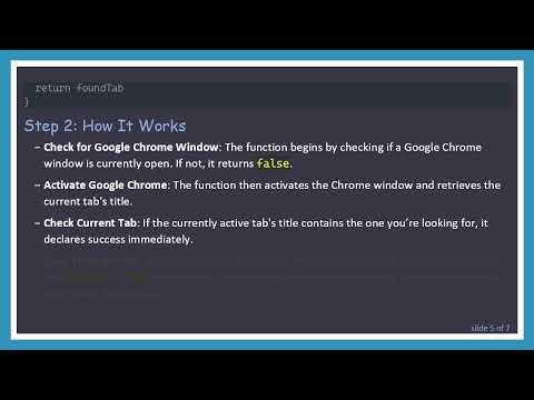 Effortlessly Navigate Chrome Tabs with AutoHotkey!