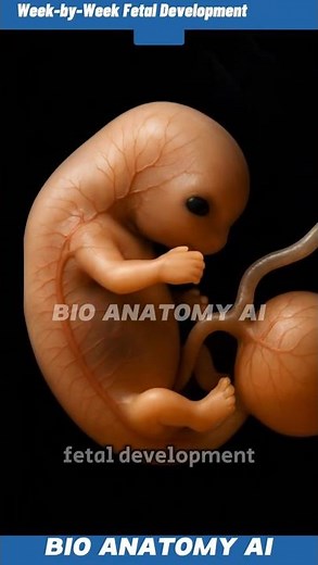 Fetal Development From 6 to 13 Weeks | Week-by-Week Early Pregnancy Growth Explained #fetus #embryo