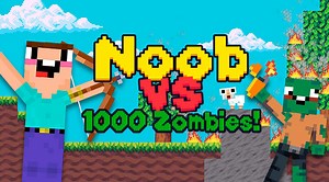 Noob Vs 1000 Zombies!