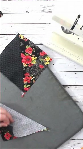 Make festive fabric coasters for cozy handmade gift idea anyone will love this Christmas! #sewing