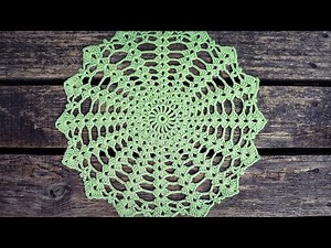 How To Crochet Simple & Easy Doily For Beginners