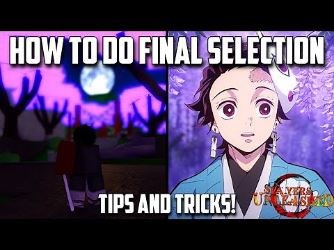 New Codes! Tips and Tricks + How to do Final Selection in Slayers Unleashed ( Roblox )