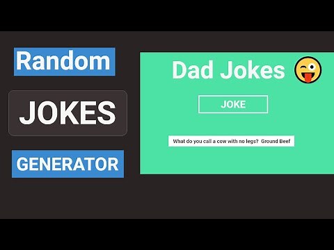 Dad Jokester: Creating a Fun API Project with HTML, CSS, and JavaScript | #huxnwebdev