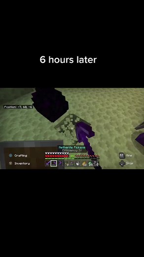 We did it eith 3 people and it took 6 hours to do it.#xyzcba #fypシ #minecraft #gaming