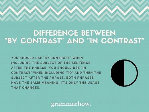“By Contrast” Or “In Contrast” - Difference Explained (Helpful Examples)