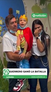 13K views · 953 reactions | #TodaLaGloriaEsParaDios #EMOCION GUERRERO GANÓ LA BATALLA 凉 Este pequeño finalmente pudo vencer el cáncer y sus palabras de agradecimiento emocionaron a todo el hospital. Sus papás no pudieron contener las lágrimas de emoción. ¡HERMOSO NIÑO! | Notición.co | Facebook