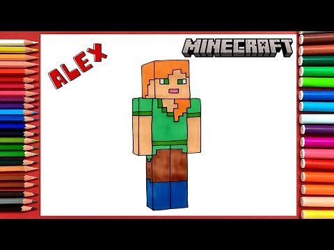 How to Draw Alex | Minecraft