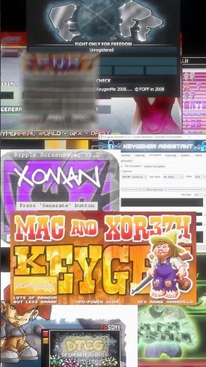 The iconic “Keygen” Software 👩‍💻💀 #software #technology #code #programming #developer #retrotech