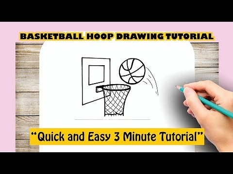 BASKETBALL HOOP DRAWING TUTORIAL
