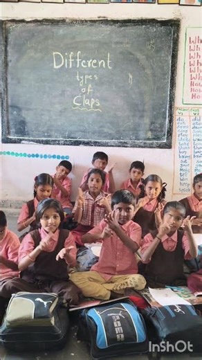 Different types of claps#kidsactivities #funandlearning #schoolactivities#primaryschool