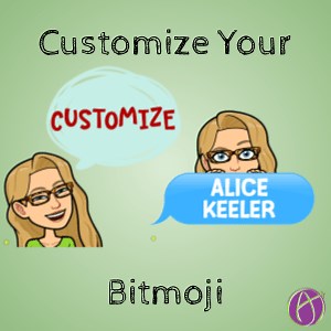 Bitmoji Custom Text