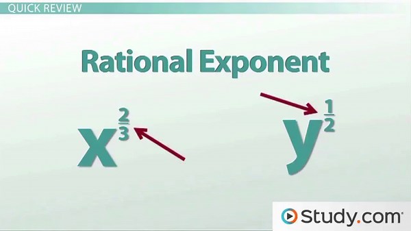 Rational Exponents | Definition, Calculation & Examples