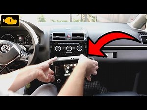 Radio removal VW Touran 2003-15